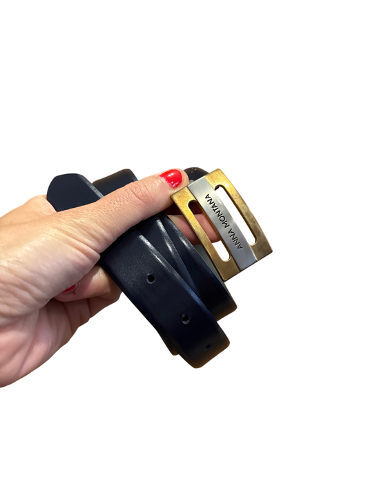 Anna Montazami Gürtel Dunkelblau