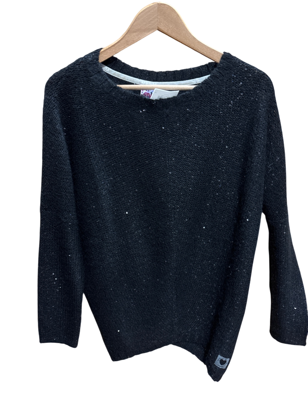 Frieda & Freddies Pulli M Schwarz Glitzer