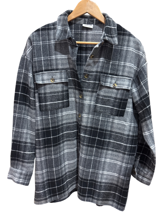 Vero Moda Hemd S Grau, Schwarz, Weiß Karo