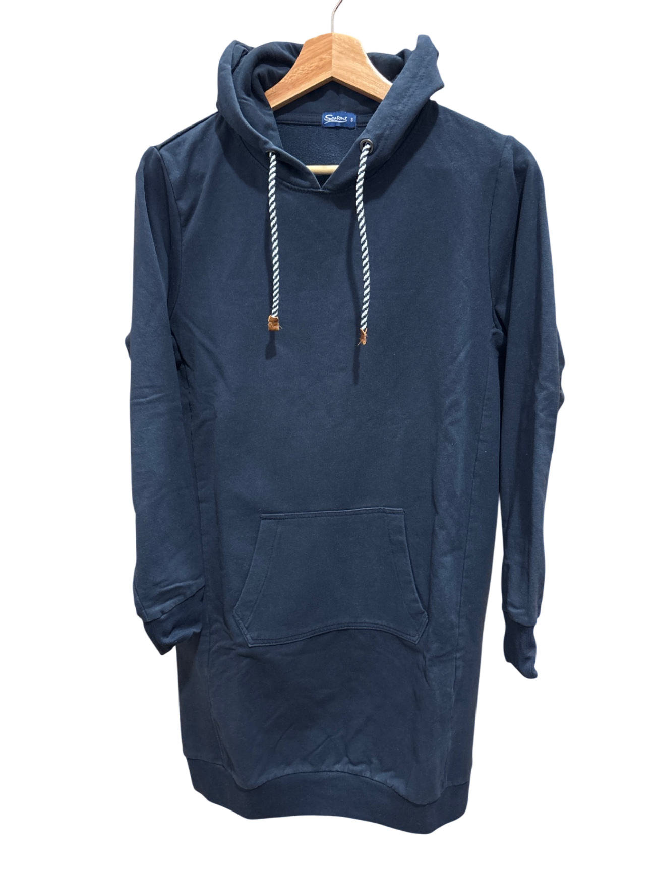 Sweat Kleid S Blau