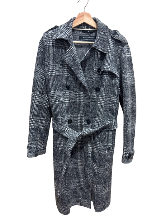 MarcoPolo Mantel M Grau Karo Stoff