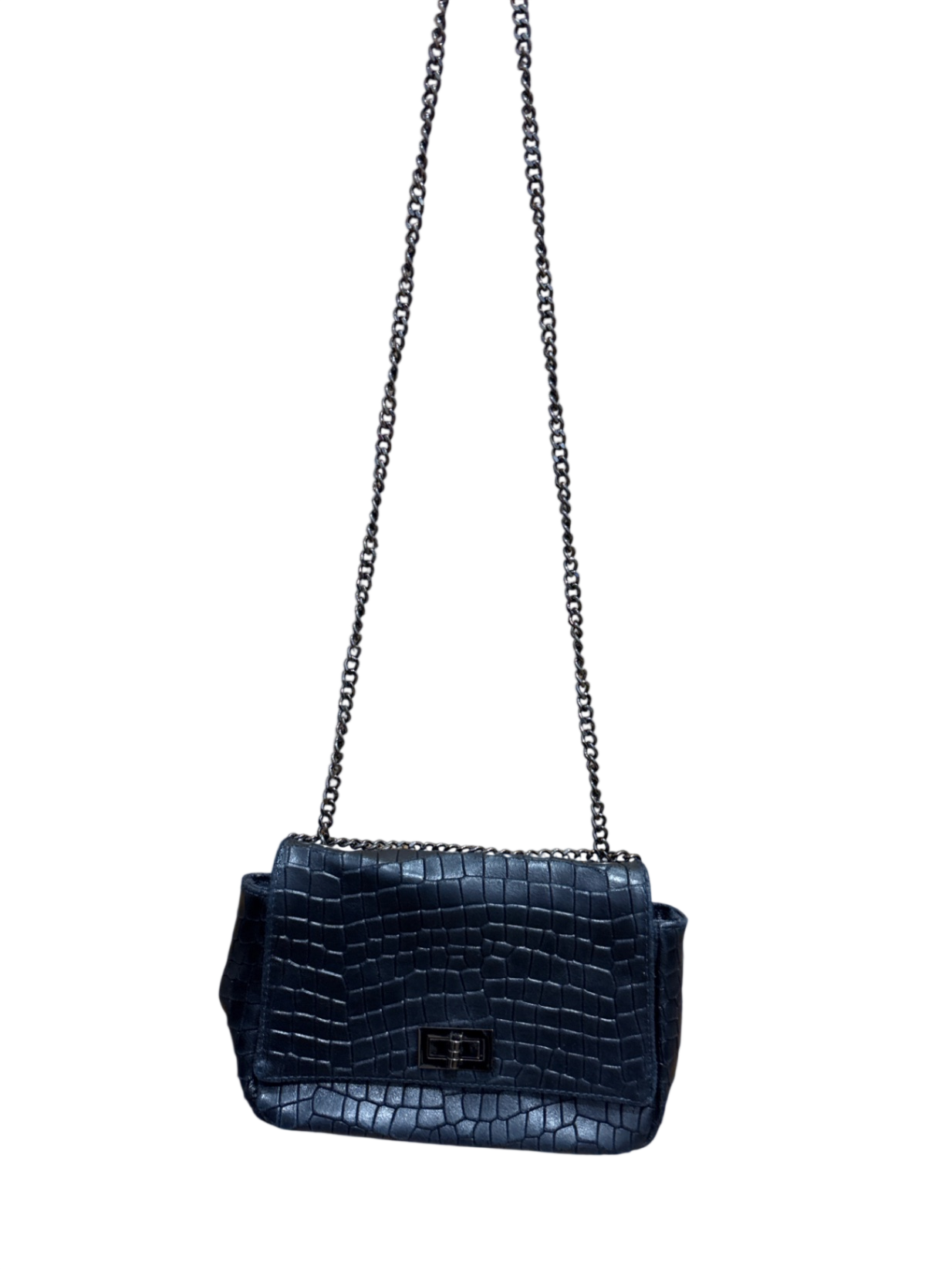 Leder Tasche Dunkelblau