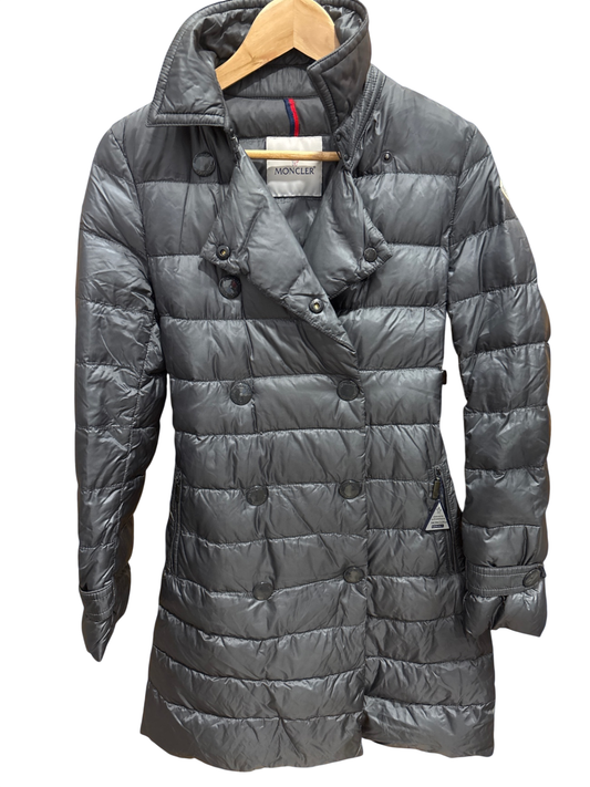 Moncler Mantel S Grau