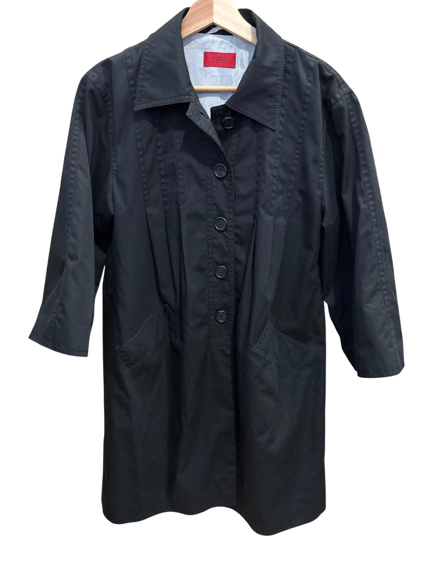 Hugo Boss Mantel L Schwarz