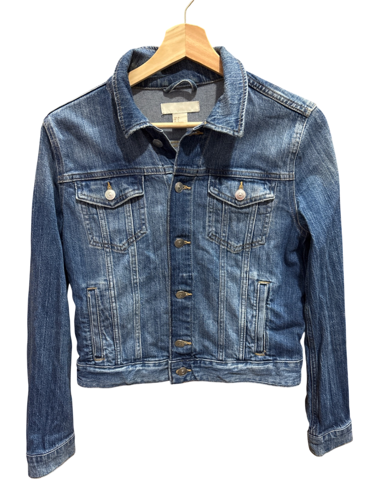 H&M Jeansjacke S Blau
