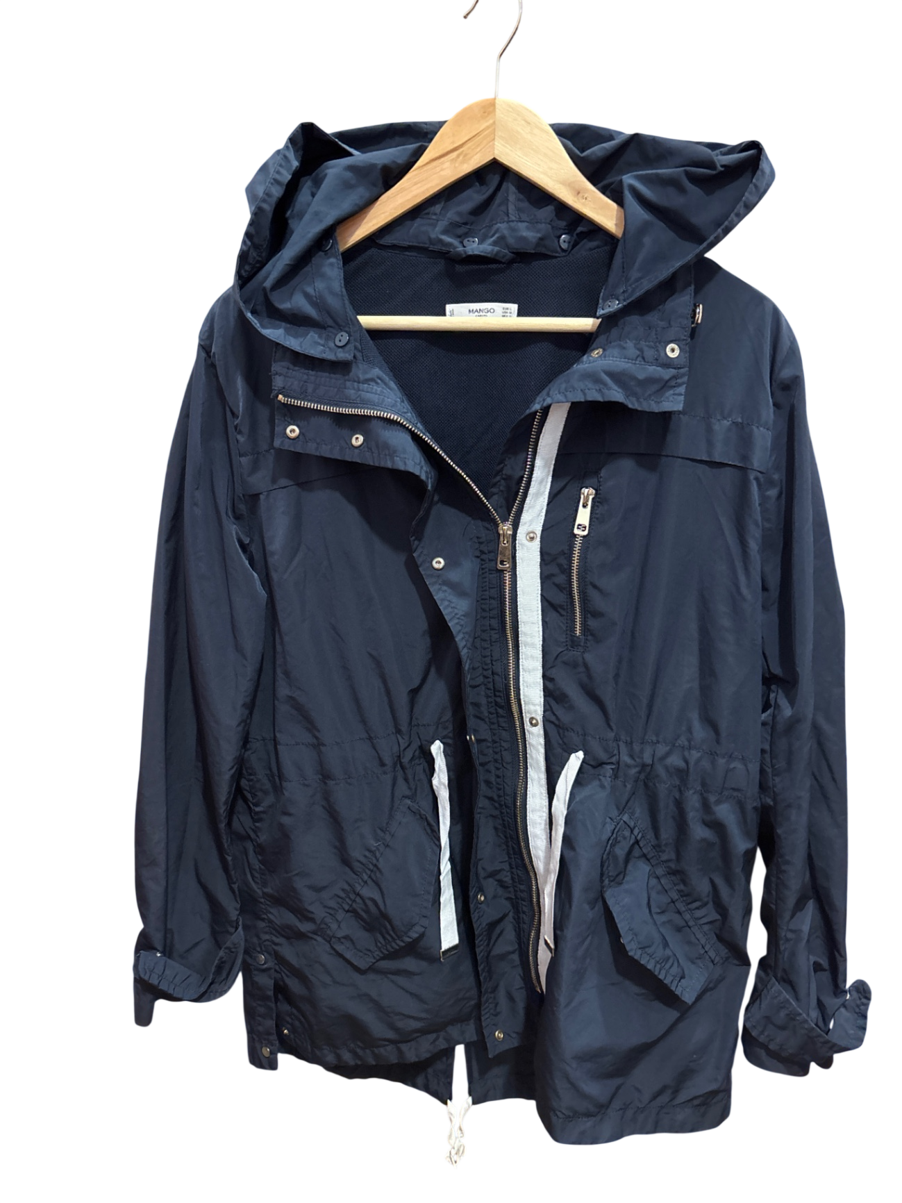 MANGO Jacke L Marineblau