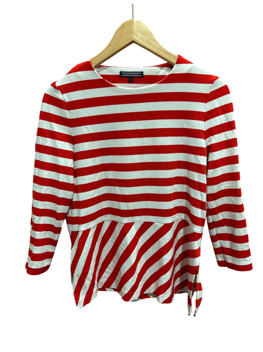 Tommy Hilfiger Shirt S Rot und Weiß Streifen