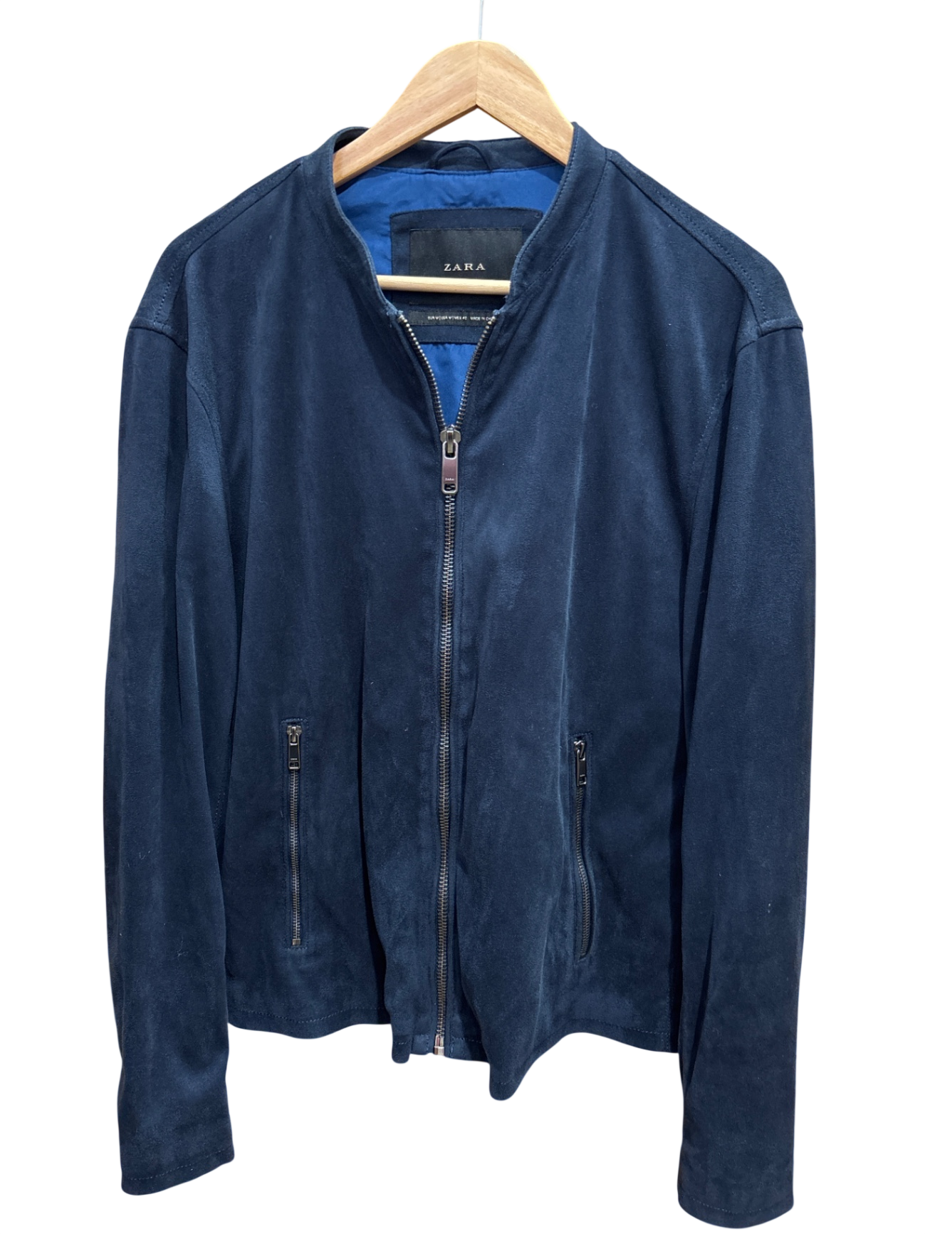 Zara Jacke M Dunkelblau