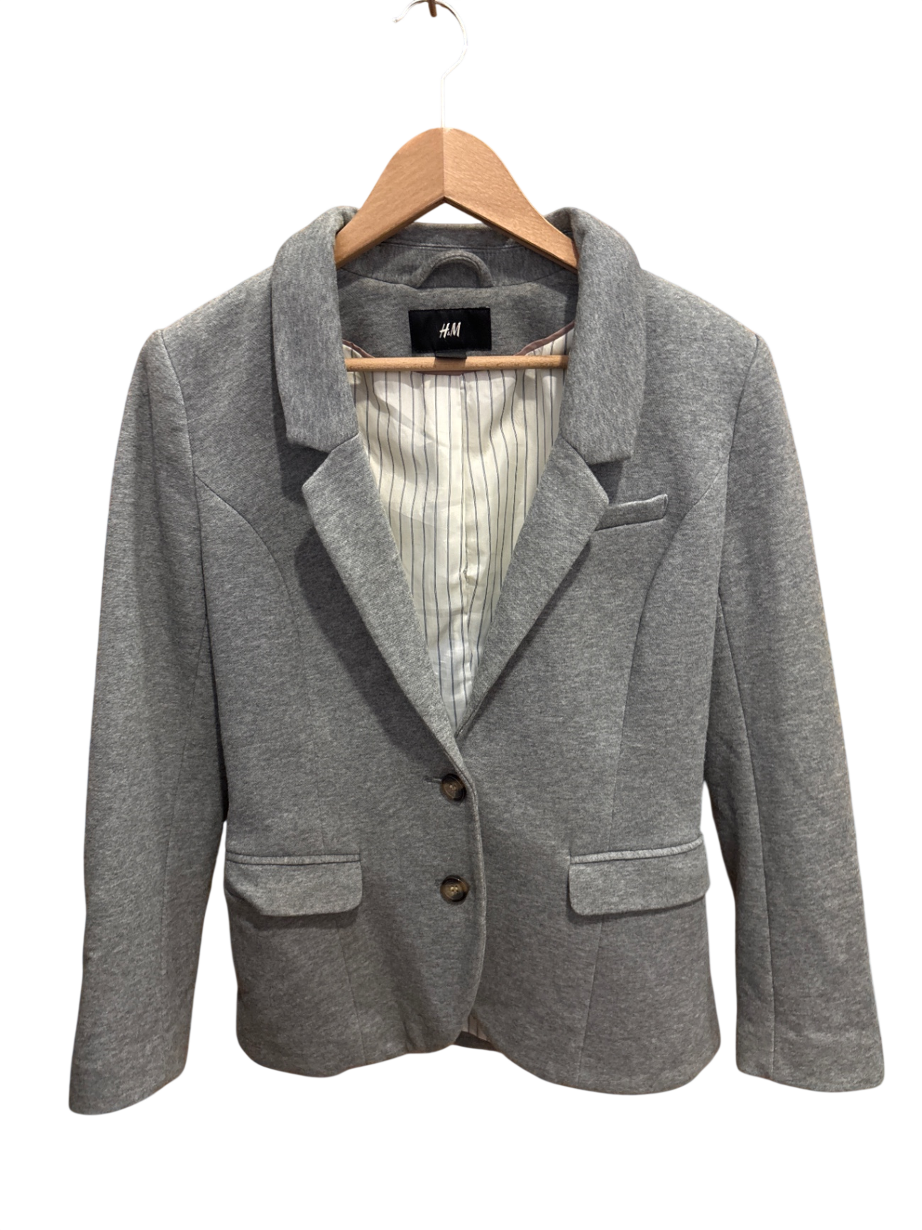 H&M Blazer M Grau
