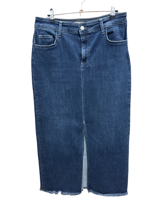 SoyaConcept Jeans Rock M Blau