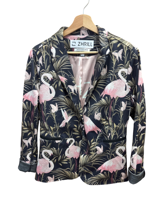 ZHRILL Blazer L Schwarz, Rosa, Grün, Beige