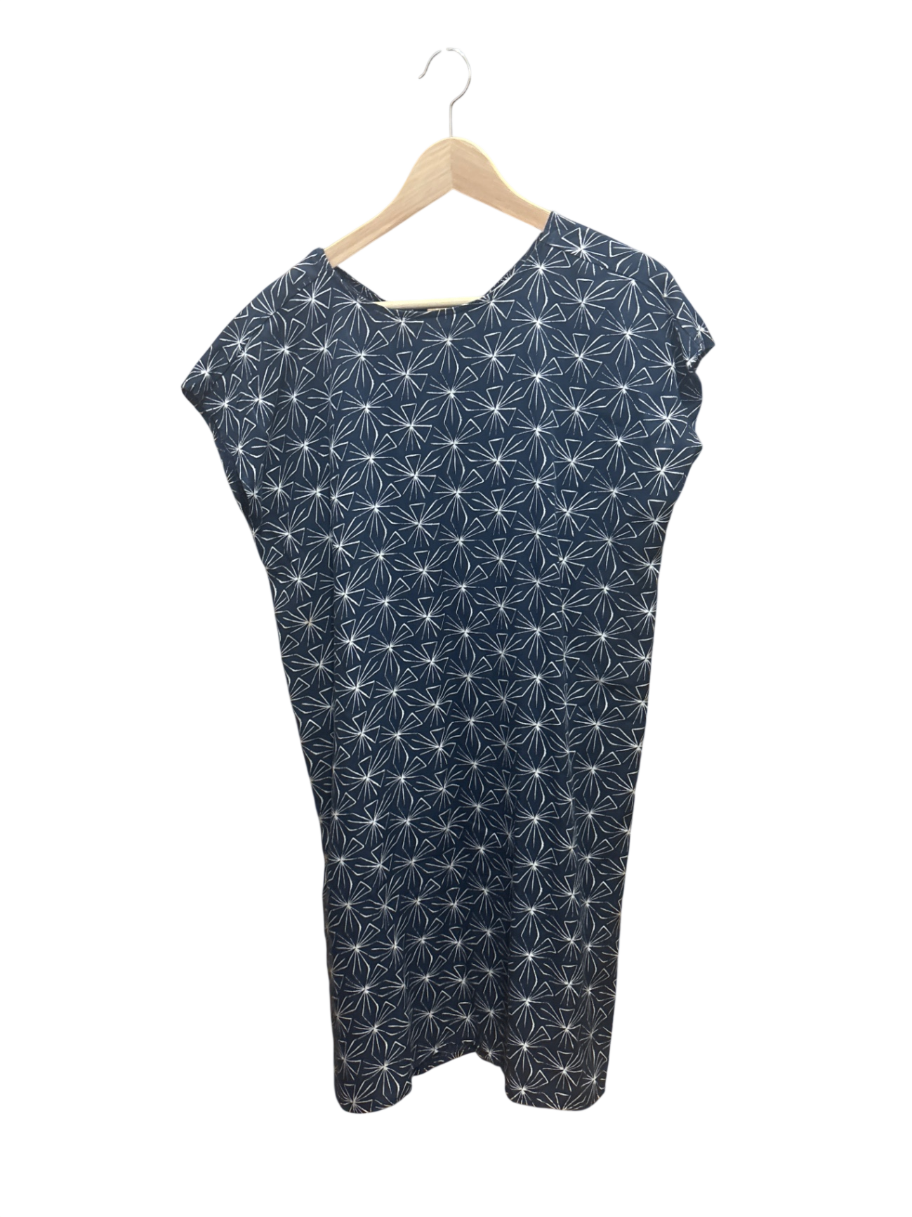 Kleid Blau mit weißem Muster L - Armedangels