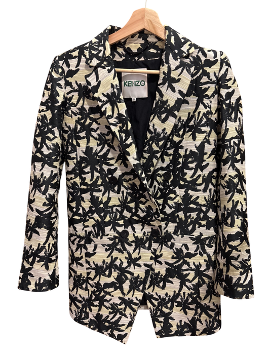 Blazer Grau, Grün mit Schwarz S - Kenzo