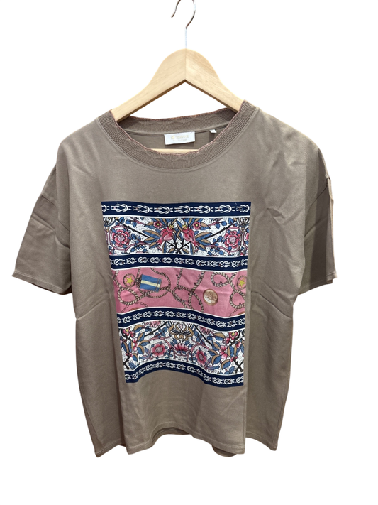 Shirt Beige Print S - rich&royal