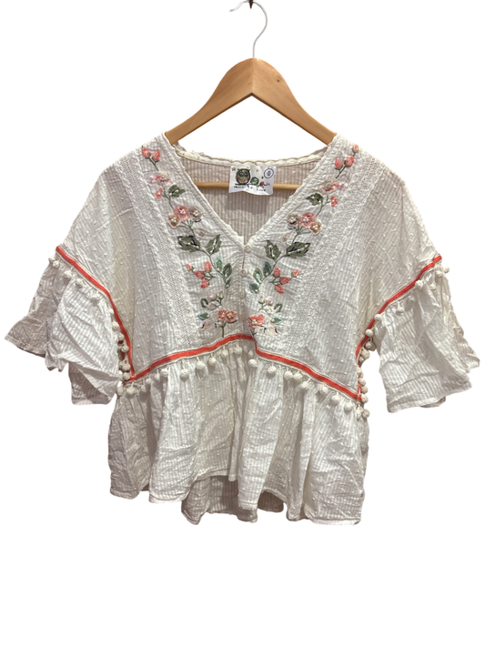 Bluse Cremeweiß M - Unbekannt