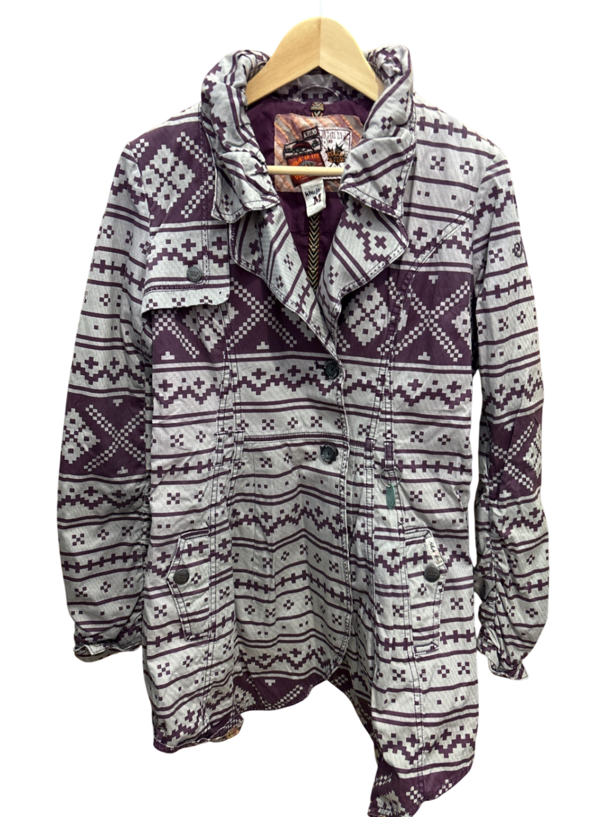 Jacke Grau und Lila M - Khujo