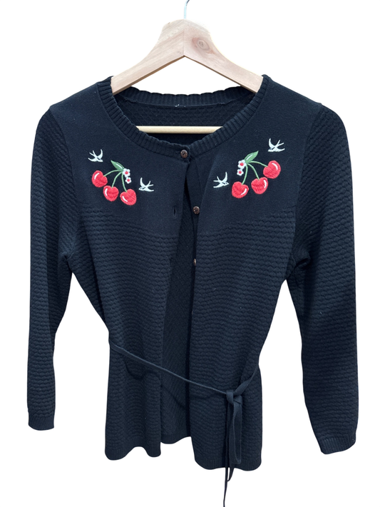 Strickjacke Schwarz S/M - Blutsgeschwister