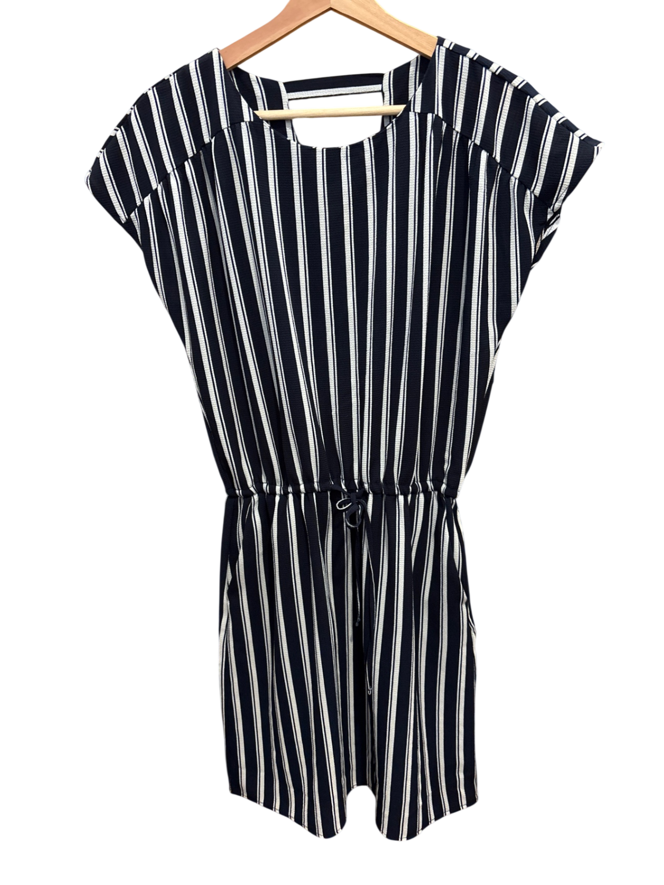 Kleid Navy Blau, Weiß Streifen S - Vero Moda