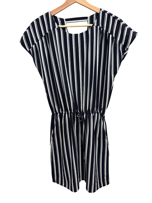 Kleid Navy Blau, Weiß Streifen S - Vero Moda