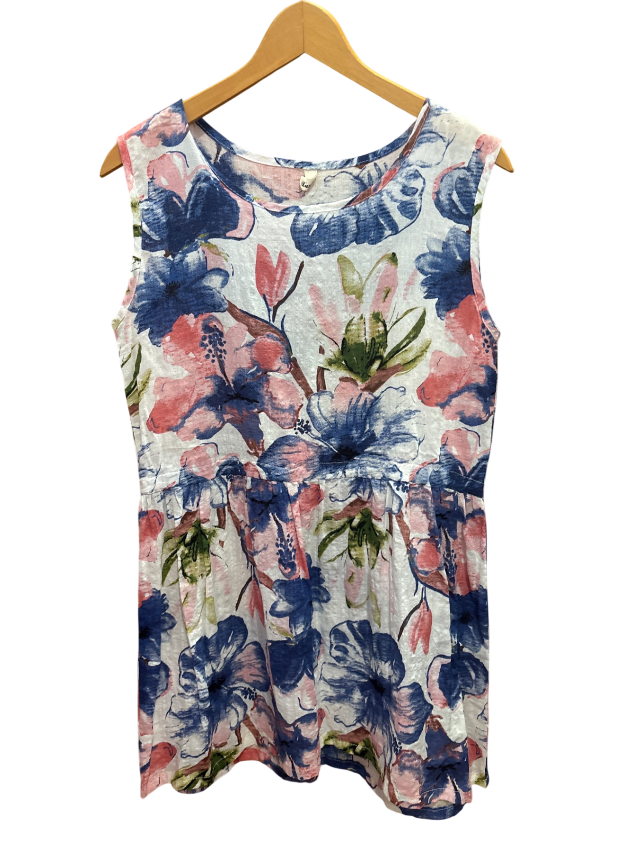 Kleid Weiß, Pink, Blau, Grün S - Lian