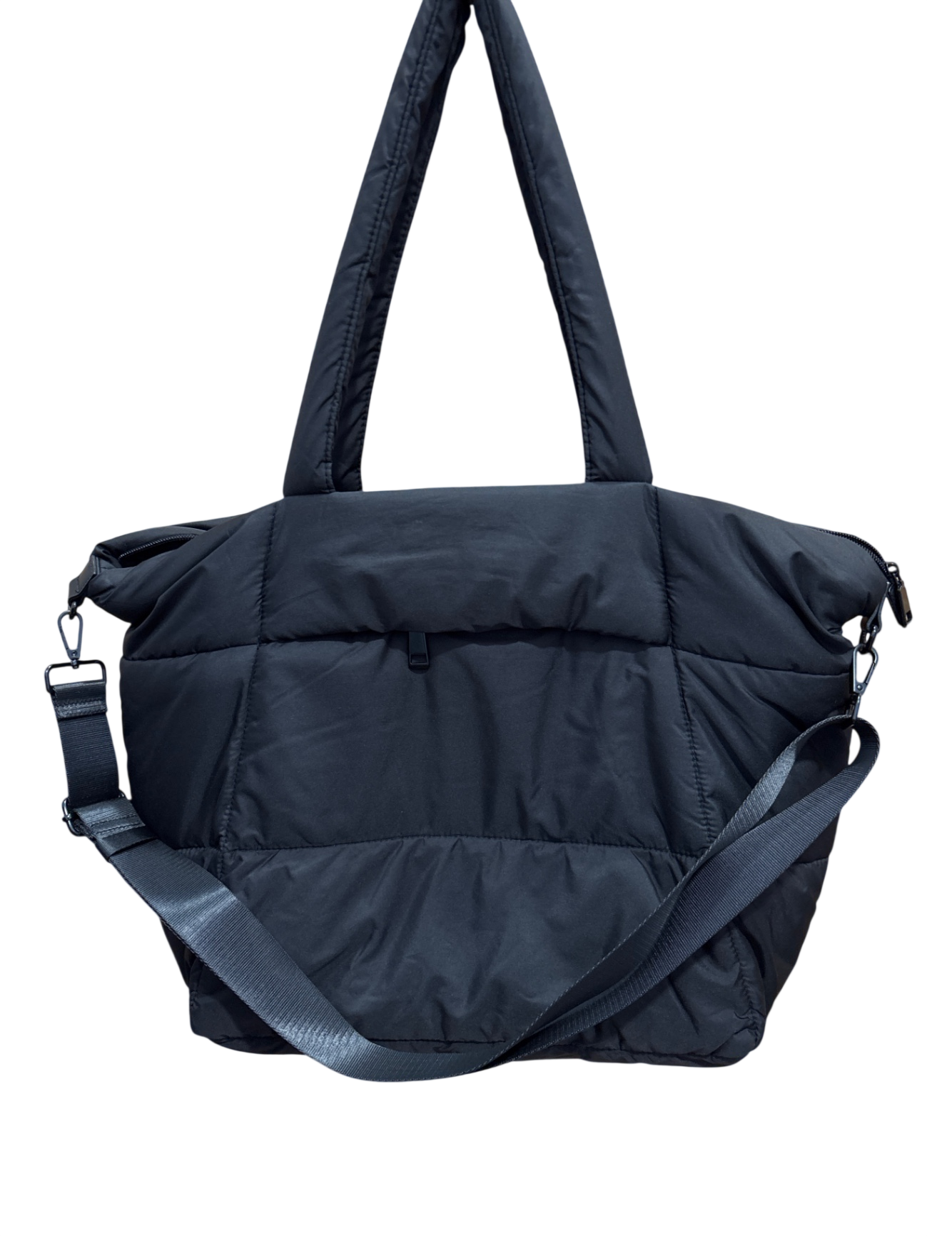 Tasche Schwarz Puffer