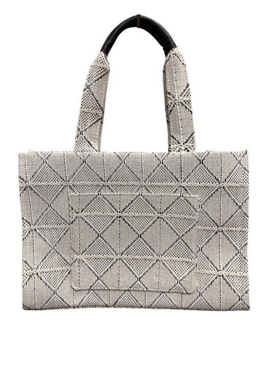 Tasche Beige und Schwarz