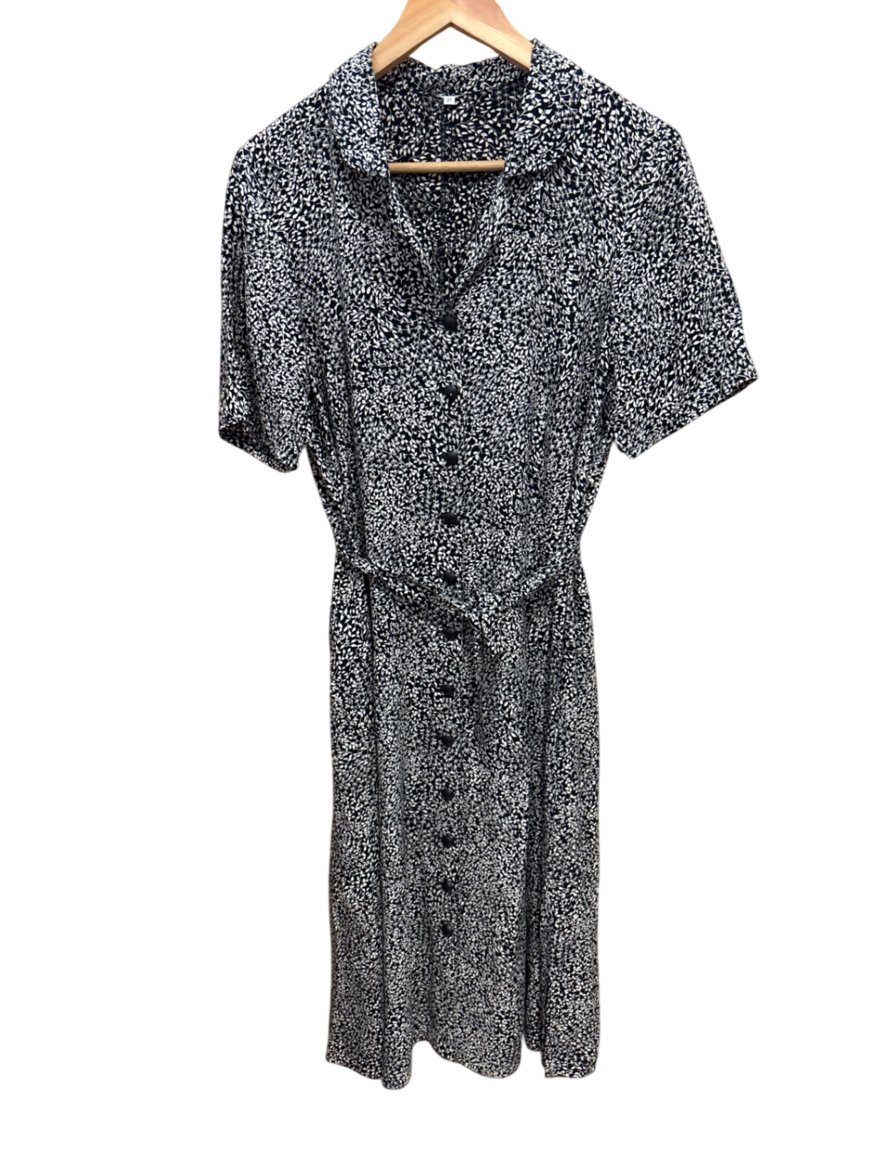 Kleid Schwarz und Weiß Muster M/L - Unbekannt