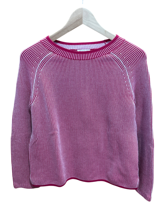 Pulli Pink und Weiß Streifen S - TomTailor