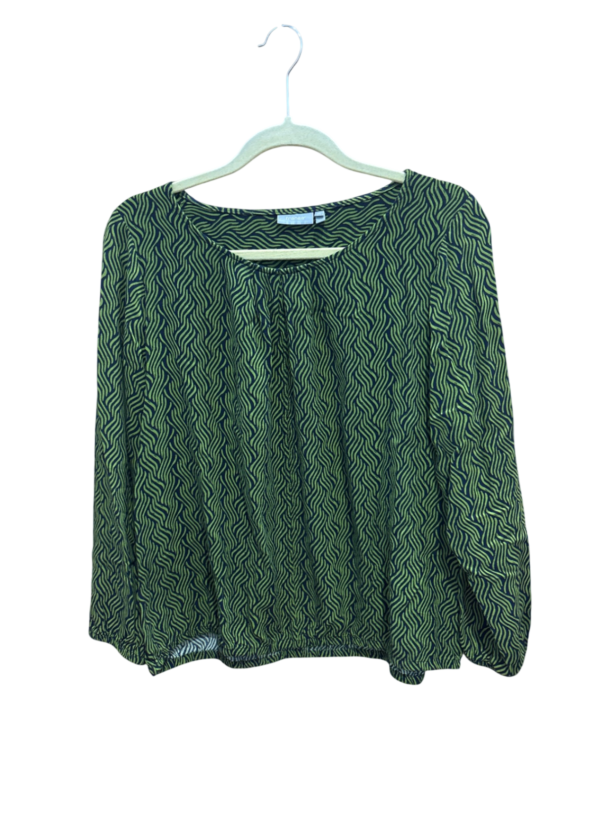 Bluse Grün Schwarz XL - fransa