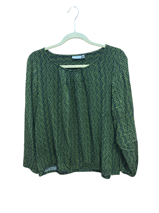 Bluse Grün Schwarz XL - fransa