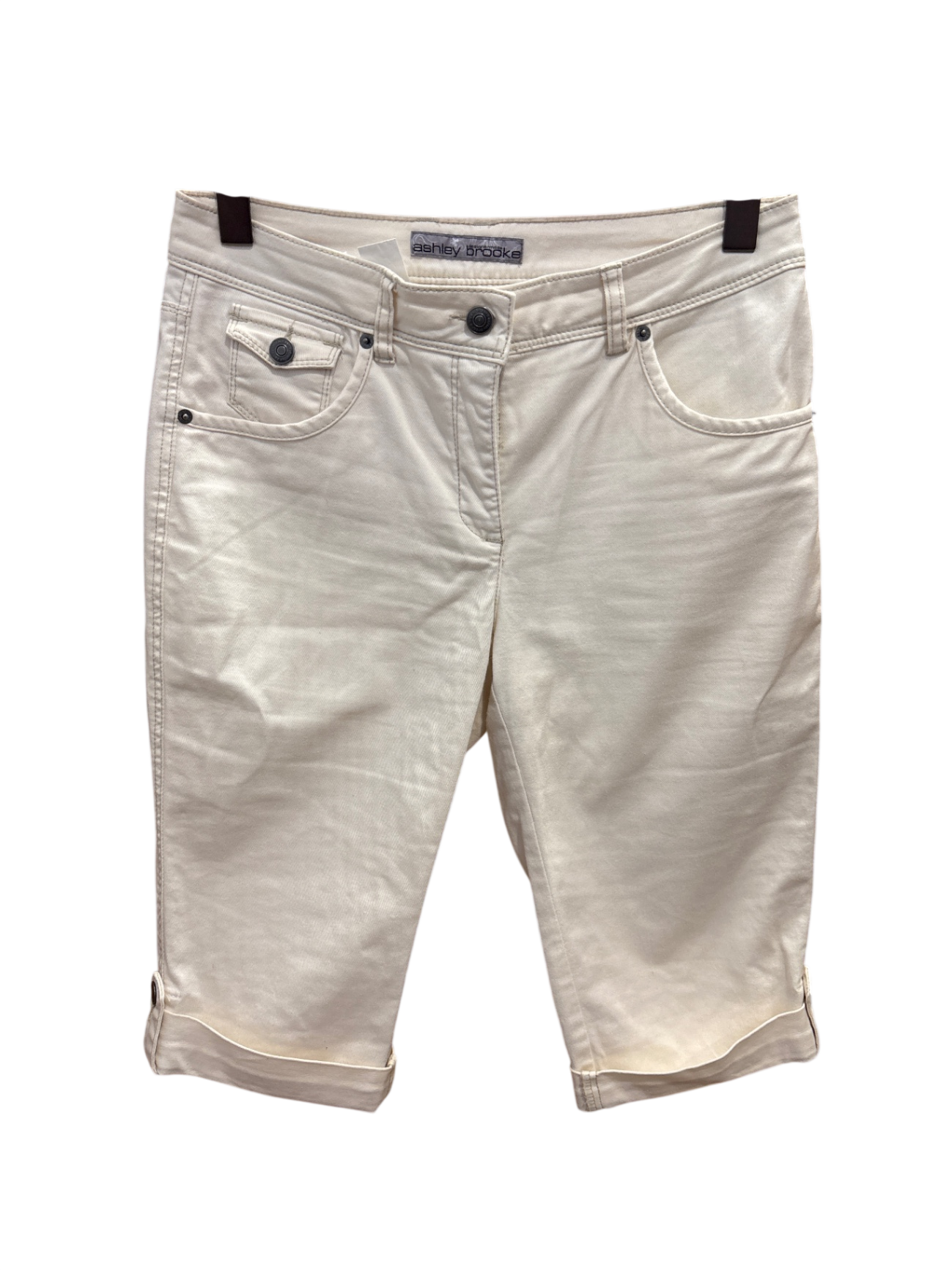 Hose Kurz Beige M - Ashley Brooke