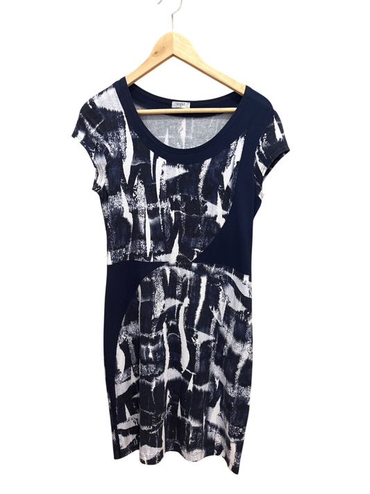 Kleid Marineblau, Weiß 36 - seidel