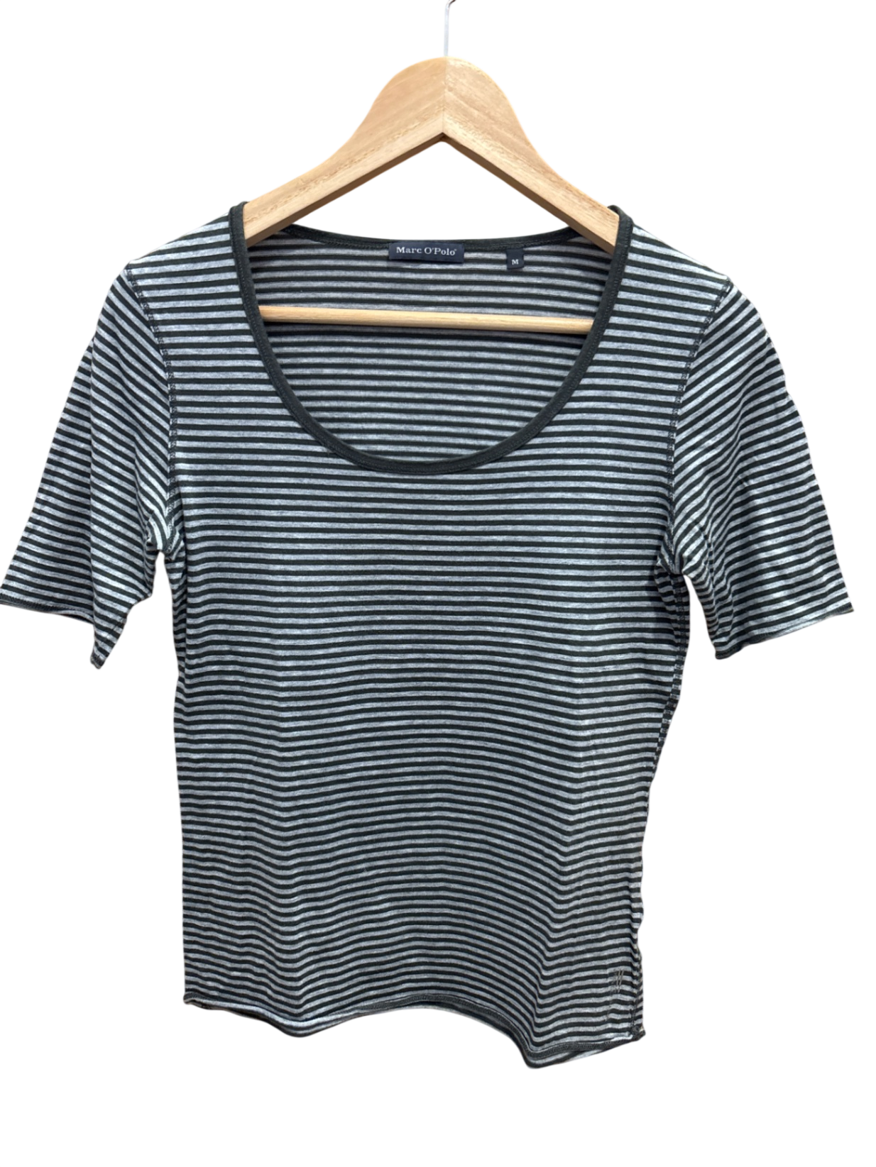 Shirt Schwarz, Grau Streifen M - MarcoPolo