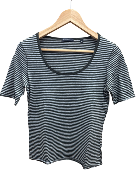 Shirt Schwarz, Grau Streifen M - MarcoPolo