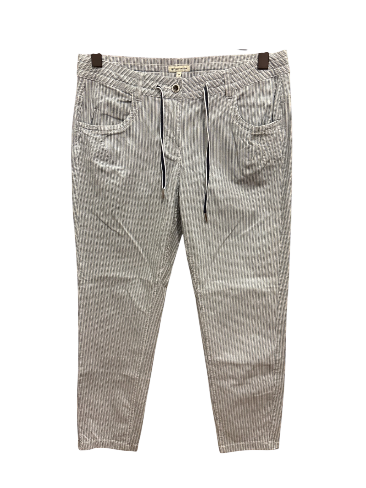 Hose Weiß und blauen Streifen M - Tom Tailor