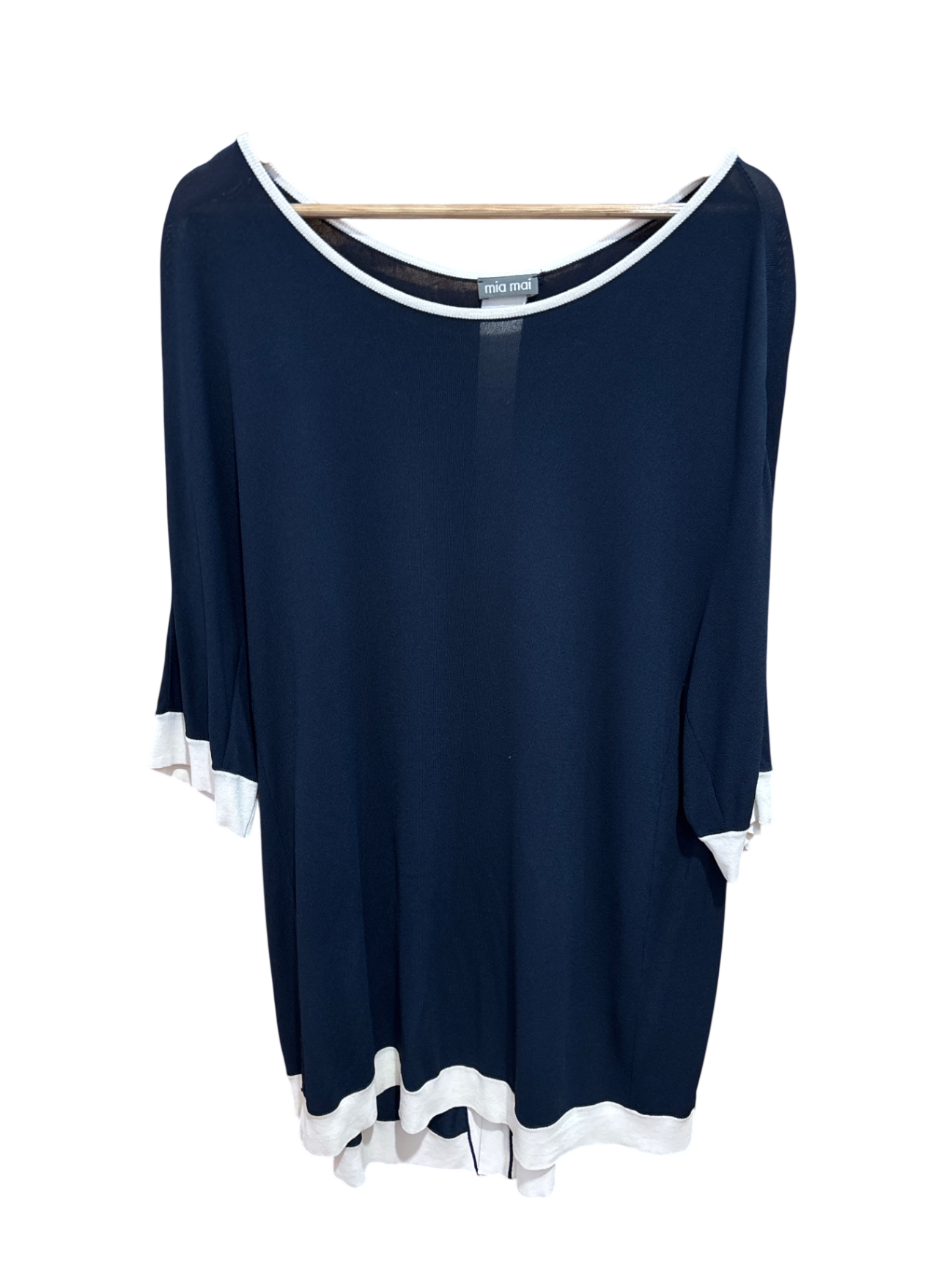 Shirt Dunkelblau und Weiß XL - Unbekannt