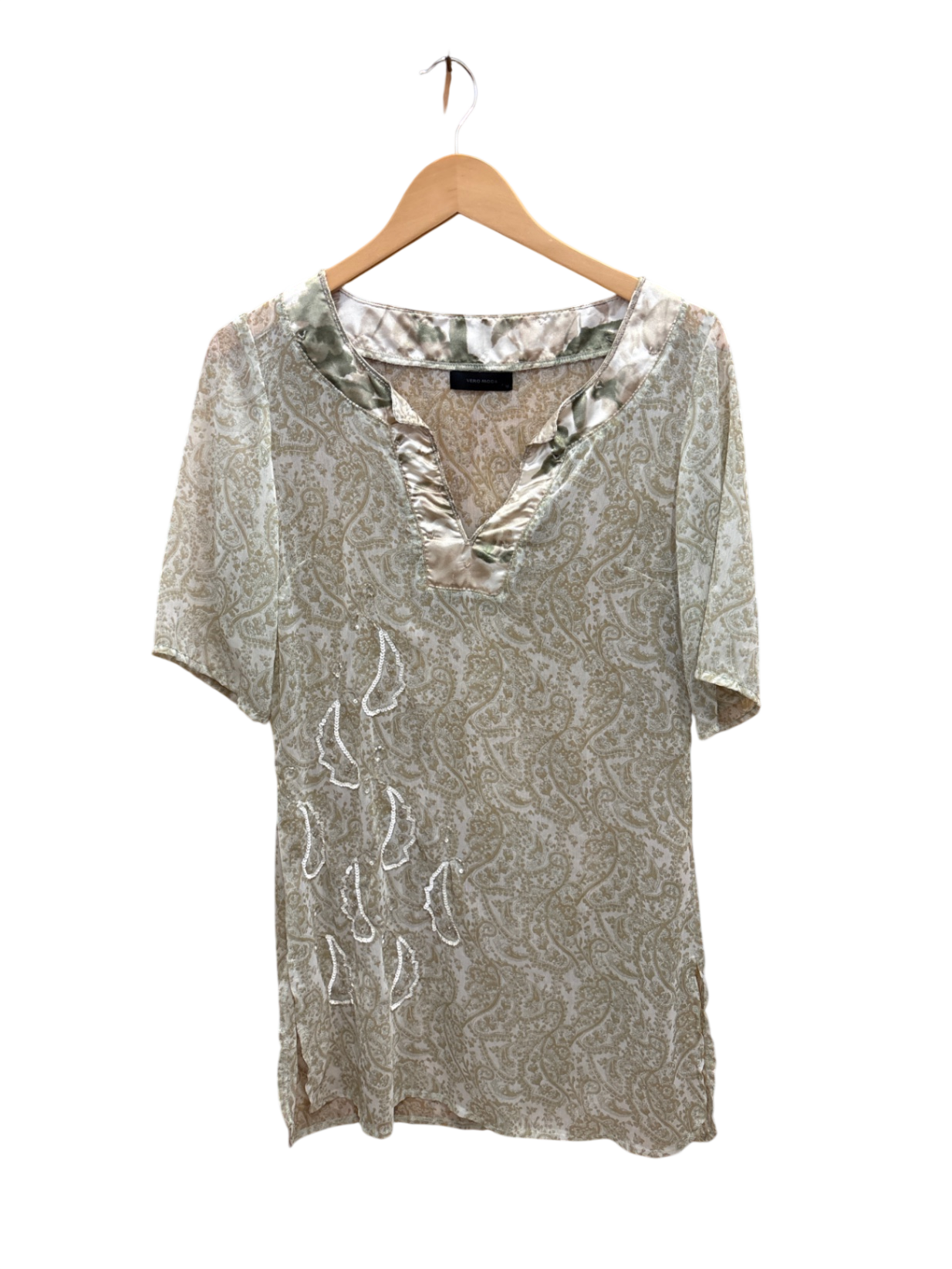 Kleid Beige und Silber M - Vero Moda