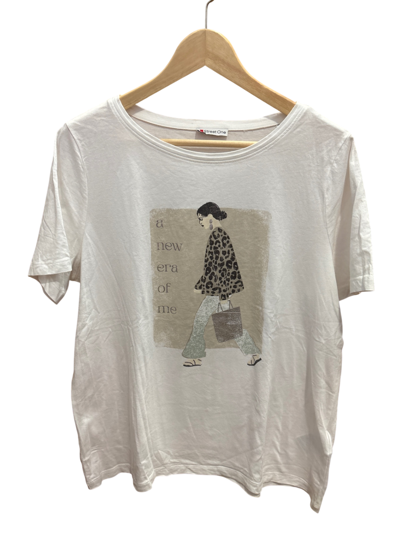 Shirt Weiß Print L - Street One