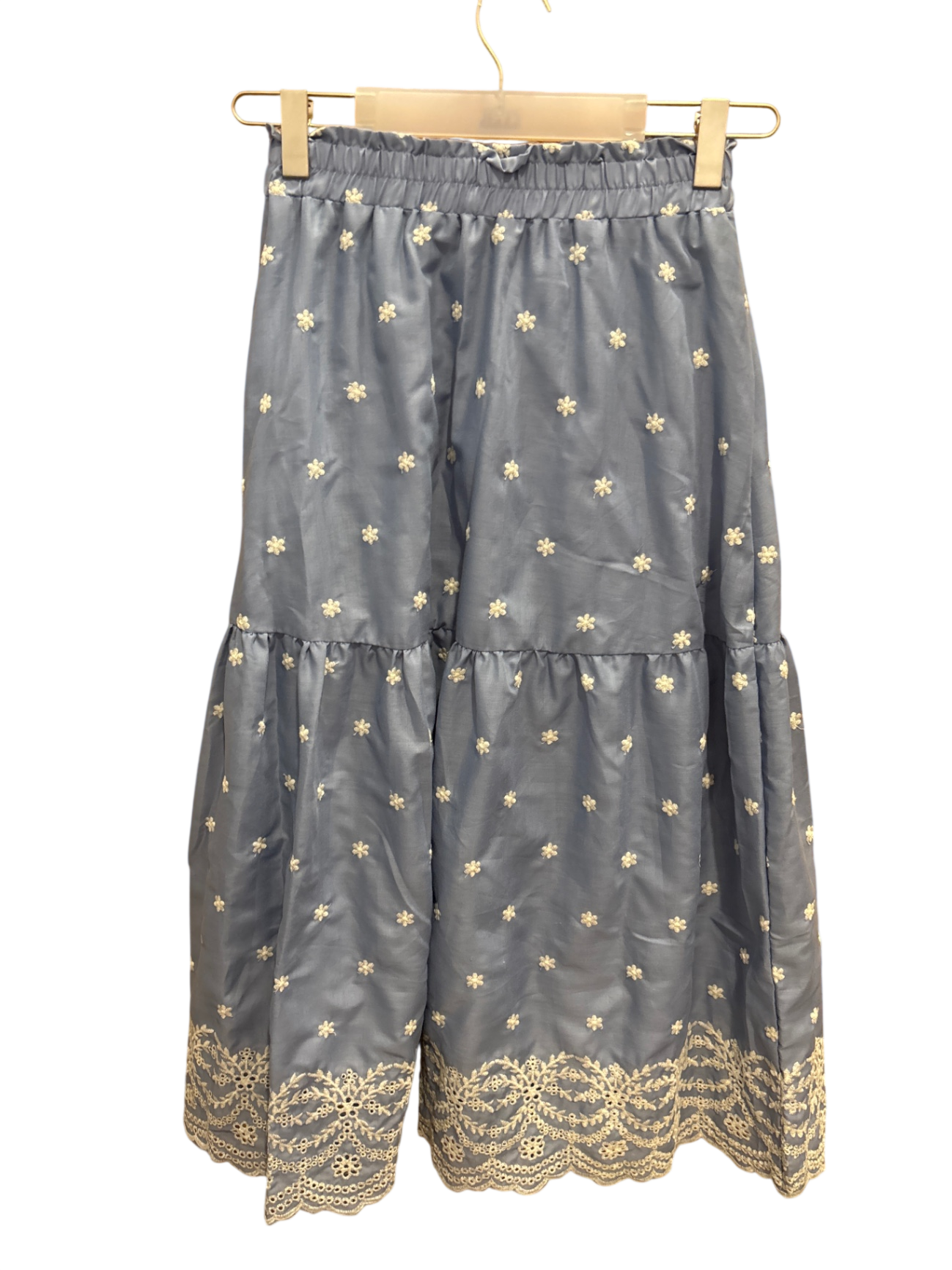 Rock Hellblau /Beige S - Unbekannt