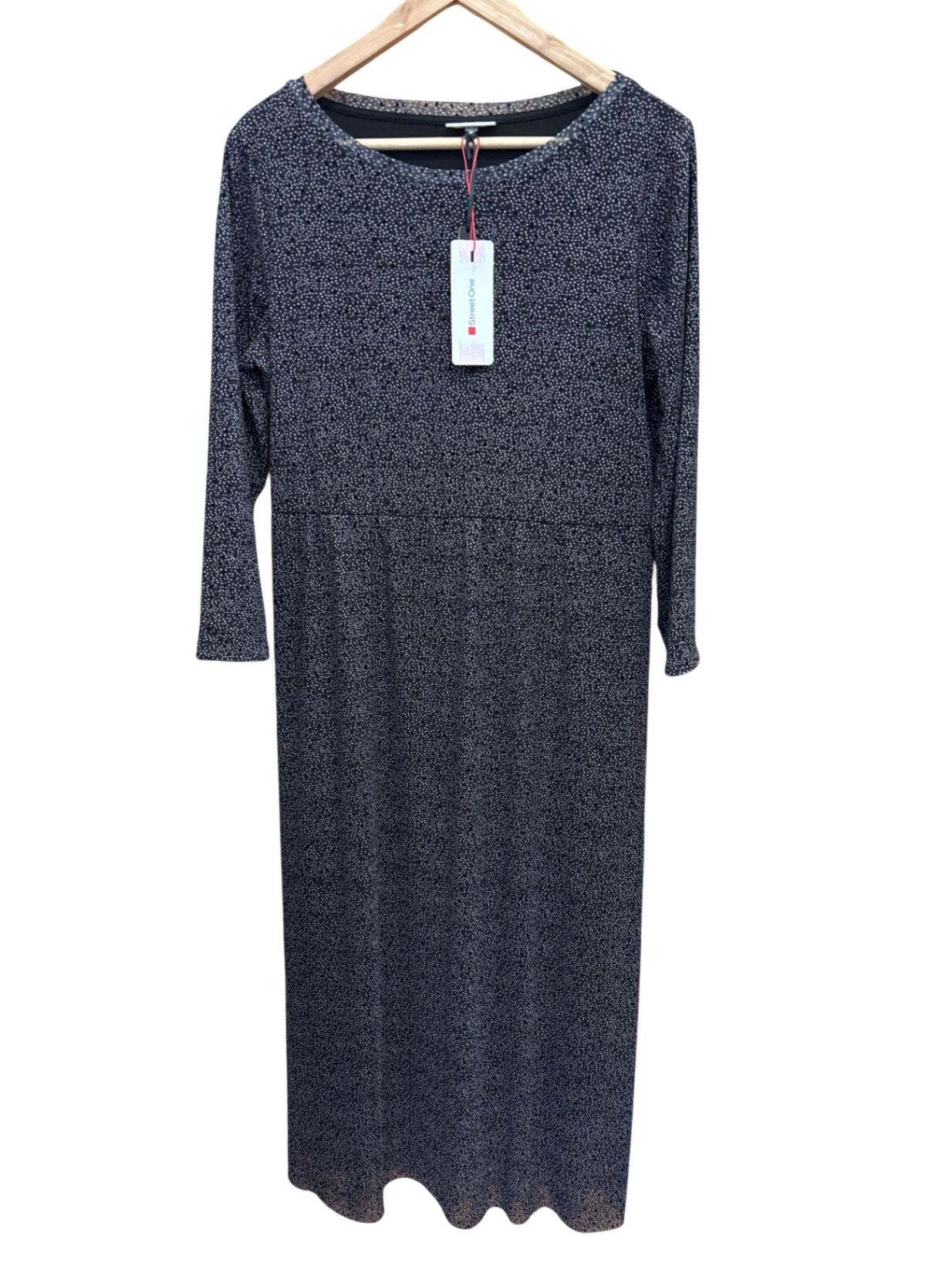 Kleid Schwarz mit weißen Punkten M - Street One
