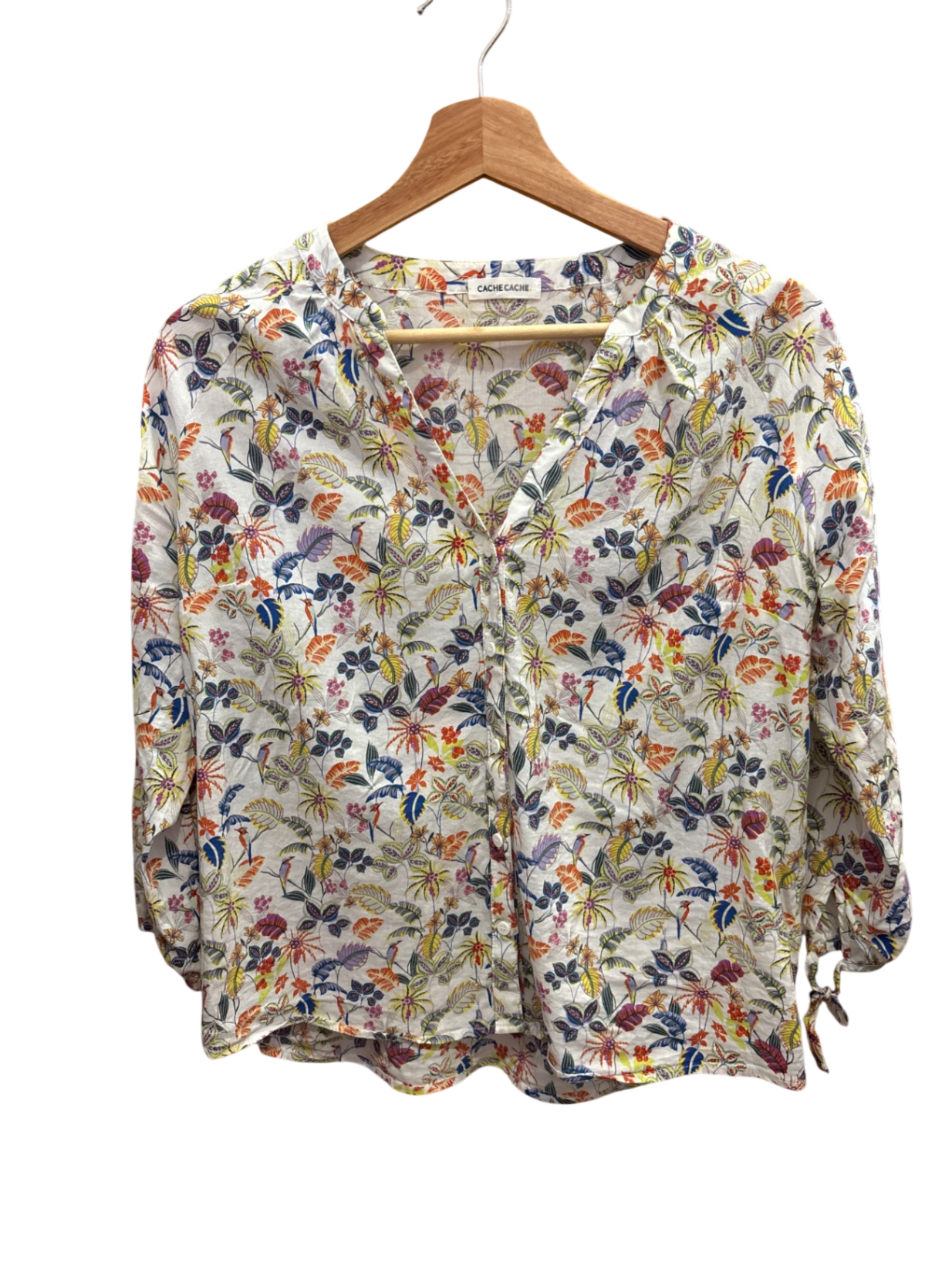 Bluse Blumen M - Unbekannt