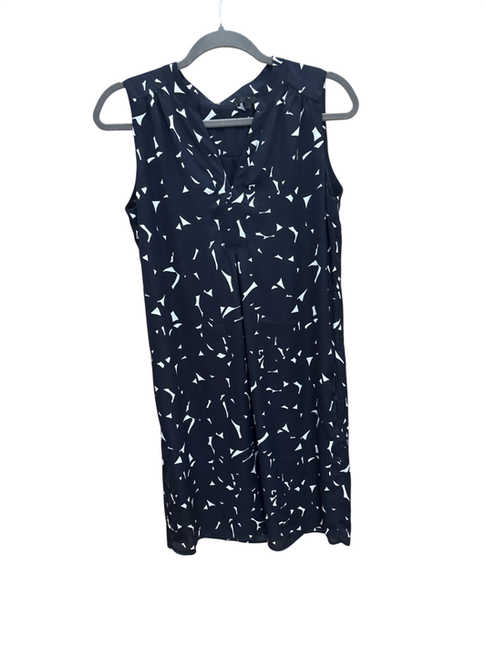 Kleid Opus Marineblau mit Weißen Mustern 36 - Opus