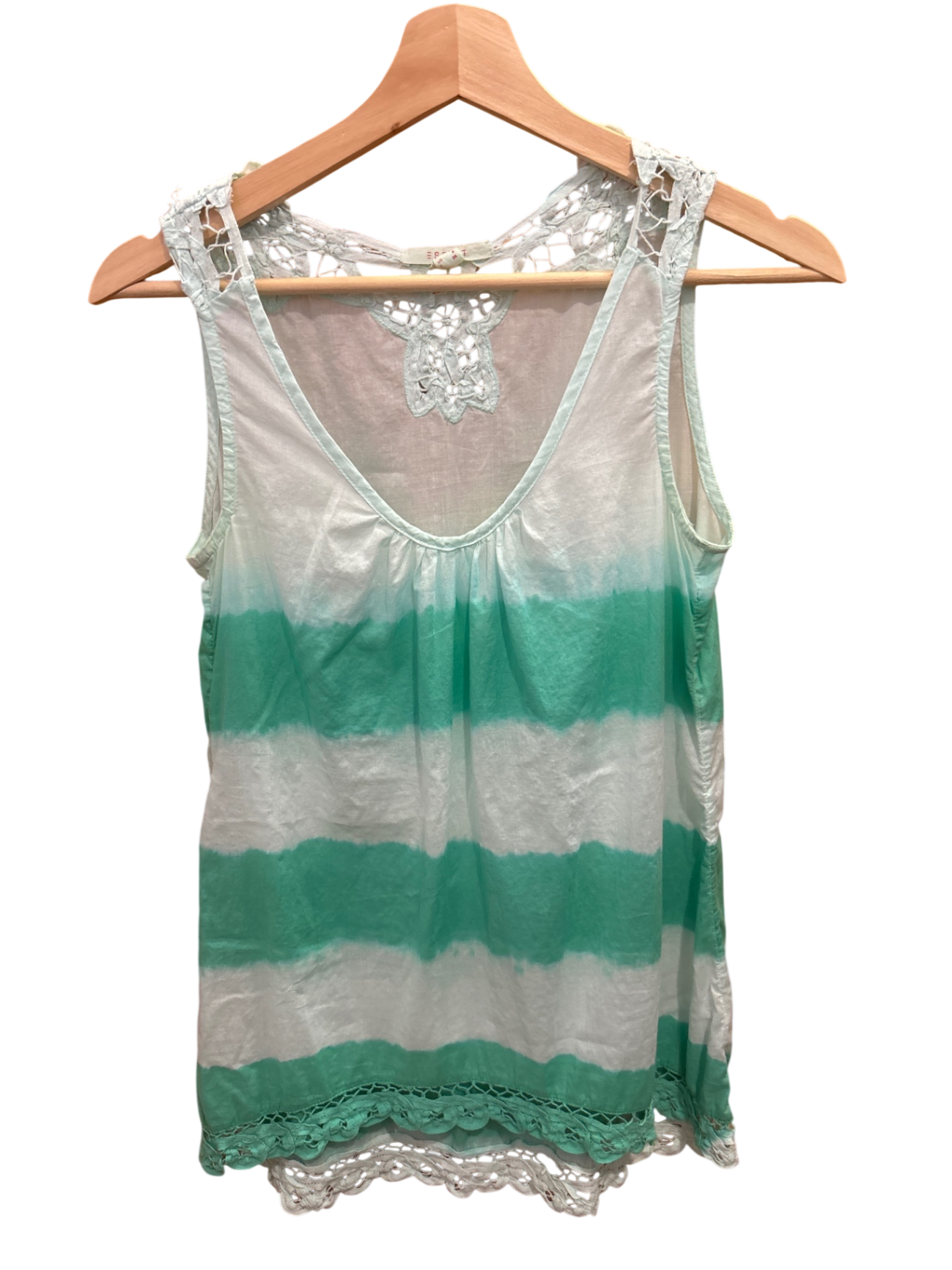 Top Mintgrün, Weiß S - Esprit
