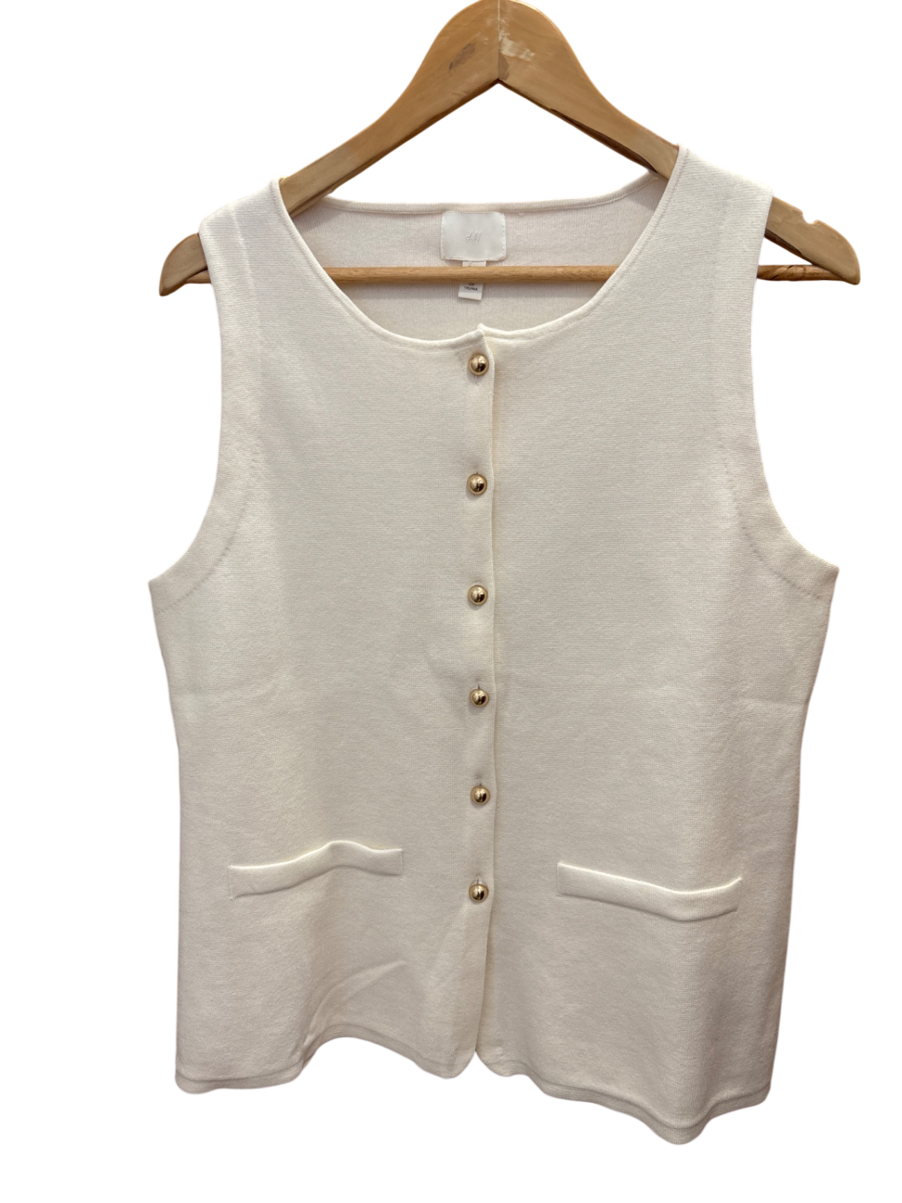 Weste Creme Beige M - H&M
