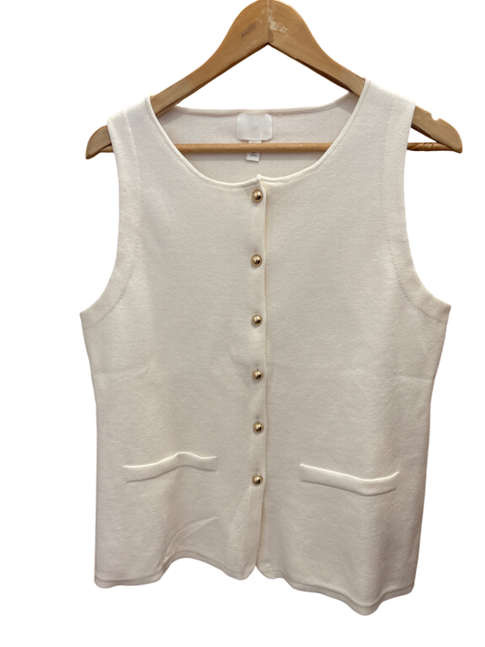 Weste Creme Beige M - H&M
