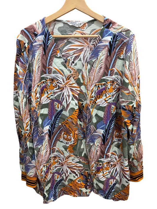 Bluse Mehrfarbig (Primär Beige, Braun, Blau, Orange, Grün, Schwarz, Weiß) XL - Unbekannt