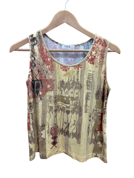 Top Beige, Rot, Schwarz, Grau M - unbekannt