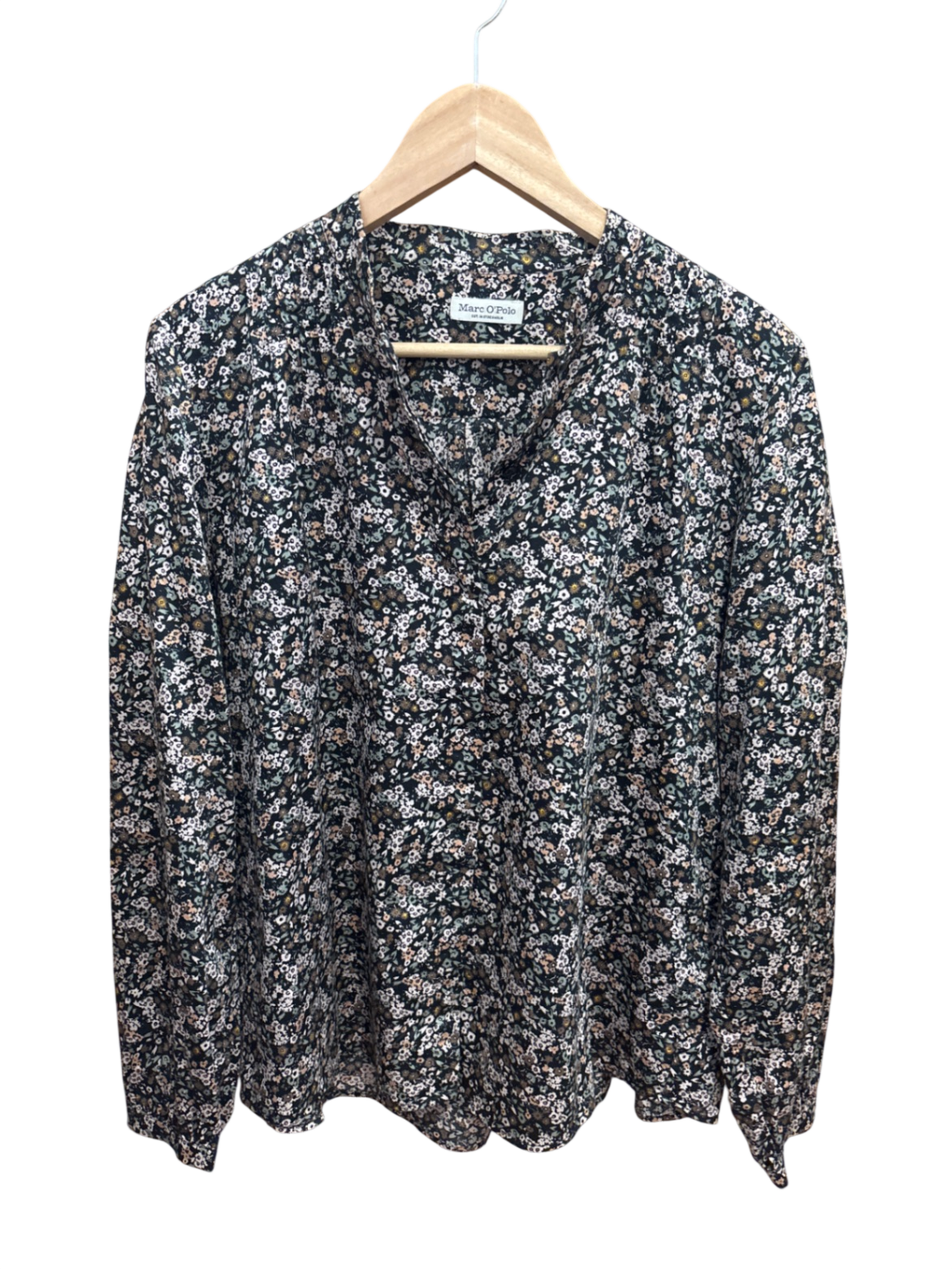 Bluse Muster Blumen M - MarcoPolo