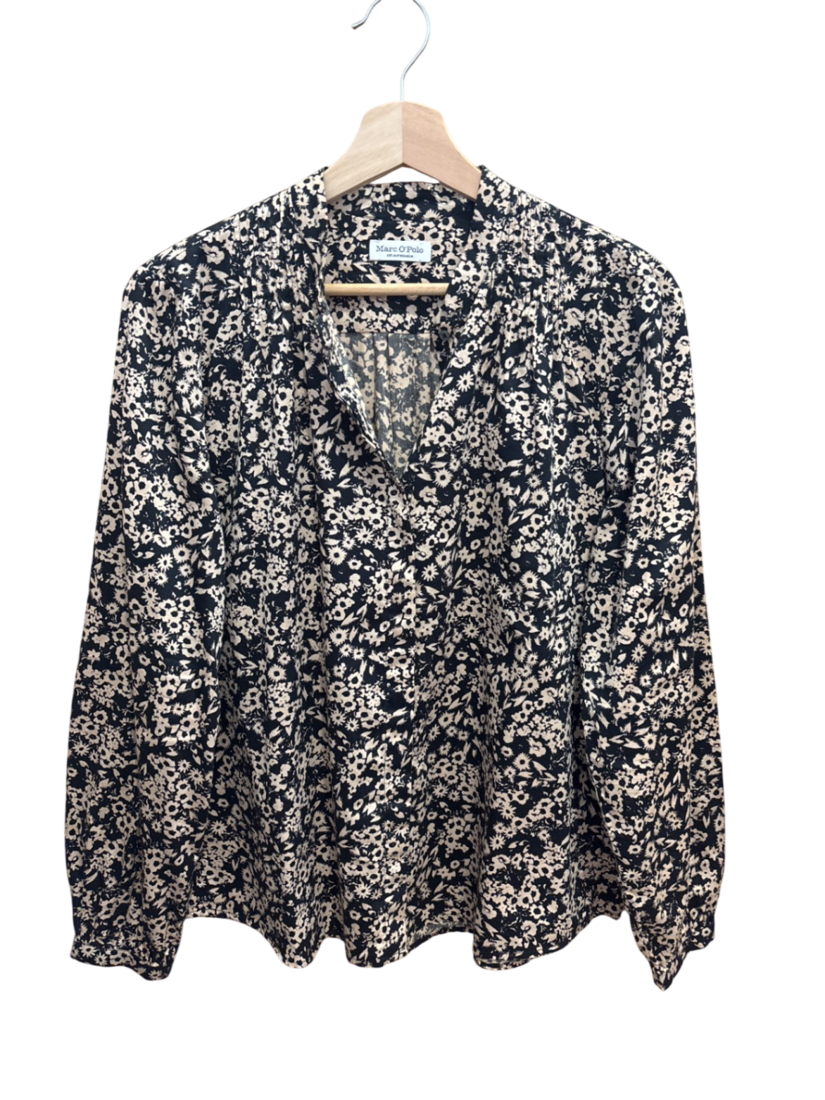 Bluse Schwarz/Creme M - MarcoPolo