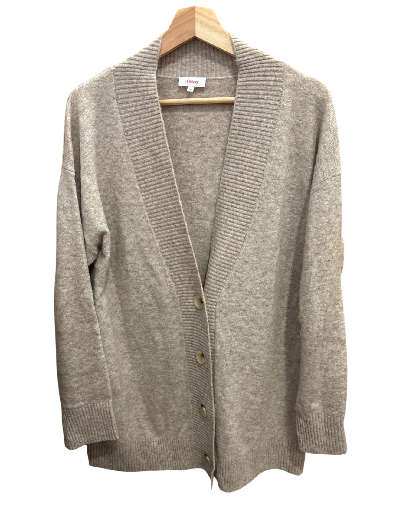 Strickjacke Beige M - s.Oliver